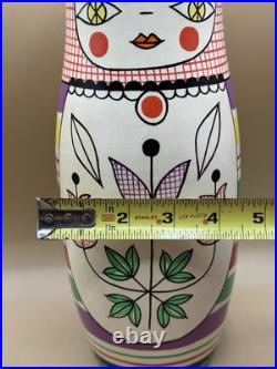 Rare Crate & Barrel Suzy Ultman Matryoshka Nesting Dolls Christmas Discontinued Rare Crate & Barrel Suzy Ultman Matryoshka Nesting Dolls Christmas Discontinued