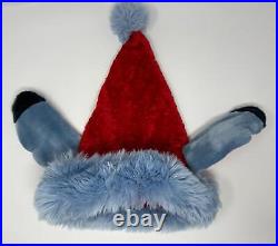Rare Disneyland Lilo & Stitch Christmas Santa Claus Hat Adult Size htf VTG