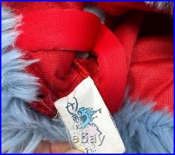 Rare Disneyland Lilo & Stitch Christmas Santa Claus Hat Adult Size htf VTG