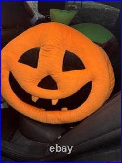 Rare Giant Pumpkin Plush 24 Orange Black Green