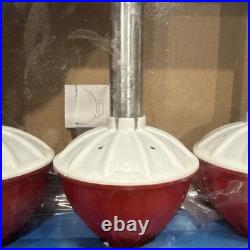 Rare HTF 3 Sets Sienna Pathway Driveway Markers 9 Tall 4.5 Wide NIB Red White
