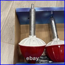 Rare HTF 3 Sets Sienna Pathway Driveway Markers 9 Tall 4.5 Wide NIB Red White
