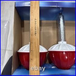 Rare HTF 3 Sets Sienna Pathway Driveway Markers 9 Tall 4.5 Wide NIB Red White