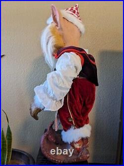 Rare! Mario Chiodo Studios Christmas Workshop Elf Decor Sculpture Festive 28