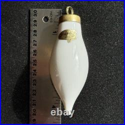 Rare VTG Freddi Japan #6271 ceramic hanging ornaments 12 pc NOS set teardrop box