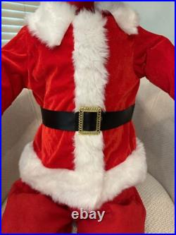 Raz Imports Jumbo Santa Moose 58H NEW Raz Imports Jumbo Santa Moose 58H NEW