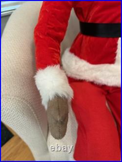 Raz Imports Jumbo Santa Moose 58H NEW Raz Imports Jumbo Santa Moose 58H NEW
