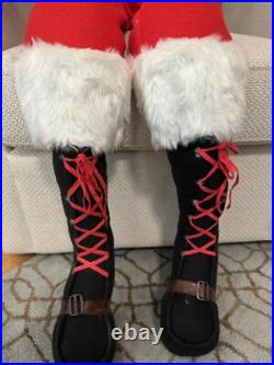 Raz Imports Jumbo Santa Moose 58H NEW Raz Imports Jumbo Santa Moose 58H NEW
