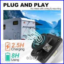 Rechargeable Magnetic Wireless Trailer Lights Waterproof LED Tow Light Kit for