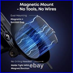 Rechargeable Wireless Magnetic Trailer Lights LED Tow Lights for Trucks, RVs