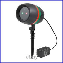 Red and Green Motion Laser Christmas Projector Light