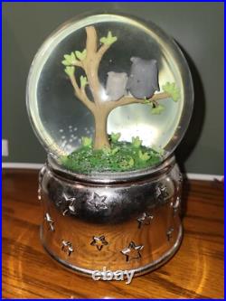 Reed & Barton Hazelnut Hollow Owl Musical Waterglobe