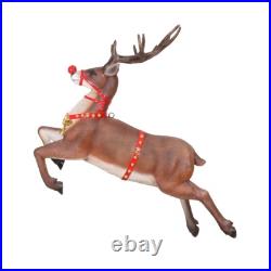 Reindeer Statue Christmas Reindeer Statue Jumping Life Size Indoor Outdoor