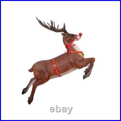 Reindeer Statue Christmas Reindeer Statue Jumping Life Size Indoor Outdoor