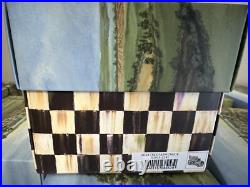 Retired Mackenzie Childs 2024 Tree Farm Truck Glass Ornament Bnib