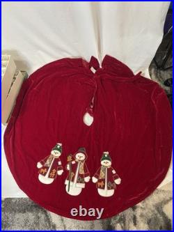 Retro Christmas Ornaments Lot of 100 with Tree Topper, Beads, & Lg Skirt FAST SHIP