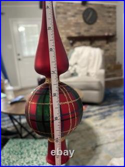 Retro Christmas Ornaments Lot of 100 with Tree Topper, Beads, & Lg Skirt FAST SHIP