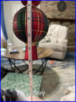 Retro Christmas Ornaments Lot of 100 with Tree Topper, Beads, & Lg Skirt FAST SHIP