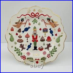 Rifle Paper Co. For Anthropologie Nutcracker Suite Christmas Holiday Salad Plate