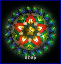 Ring Colored Rose 20 Parol Filipino LED Christmas Lantern 8 Modes New 2025