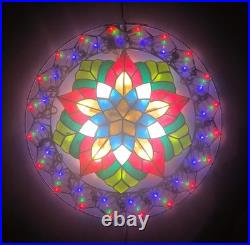 Ring Colored Rose 20 Parol Filipino LED Christmas Lantern 8 Modes New 2025