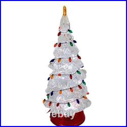 Roman 12.00In Swirl Tree With String Lights, Acrylic, Usb Cord Holidays 136566