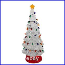 Roman 12.00In Swirl Tree With String Lights, Acrylic, Usb Cord Holidays 136566