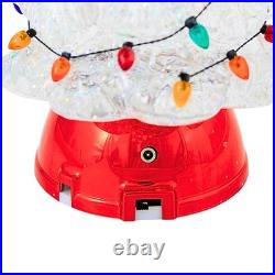 Roman 12.00In Swirl Tree With String Lights, Acrylic, Usb Cord Holidays 136566