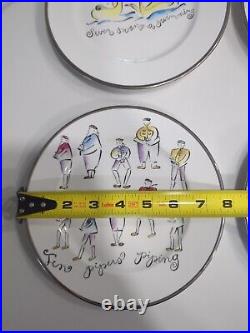 Rosanna 12 Twelve Days Of Christmas Plates Italy Nice! Ships Free