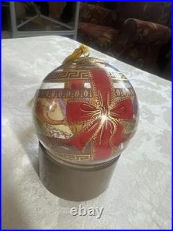 Rosenthal Versace Glas Weihnachtskugel Serie Christmas Surprise Christmas Magic