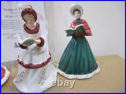 Royal Doulton Songs of Christmas Tree ornaments figurine set of 3 #1052442 Boxed