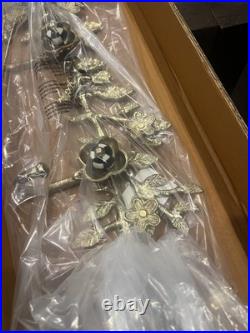 SOLD OUT BNIB MacKENZIE CHILDS PETAL LARGE GOLD WALL HOOK RACK