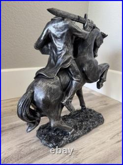 SPOOKY NIGHT Headless Horseman Black Halloween Decor NWT