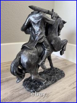 SPOOKY NIGHT Headless Horseman Black Halloween Decor NWT