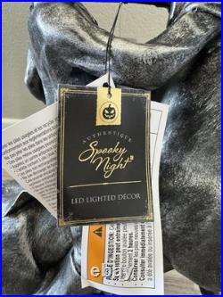 SPOOKY NIGHT Headless Horseman Black Halloween Decor NWT