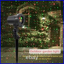 SUNFUCAN Laser Christmas Projector Lights Outdoor, Outdoor Garden Laser Light