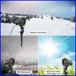 SUNFUCAN Laser Christmas Projector Lights Outdoor, Outdoor Garden Laser Light