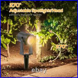 SUNTHIN Outdoor Landscape Lighting with Remote, RGBW Color 6 Pack, Multicolor SUNTHIN Outdoor Landscape Lighting with Remote, RGBW Color 6 Pack, Multicolor