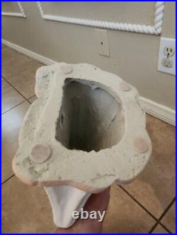 S/3 Pottery Barn Handcrafted Ceramic MINI SHORT TALL Ghost Luminary Halloween