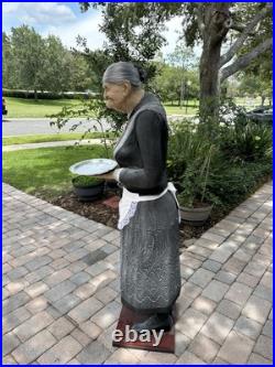 Sadie the Old maid life size prop Halloween statue Dobson the butler