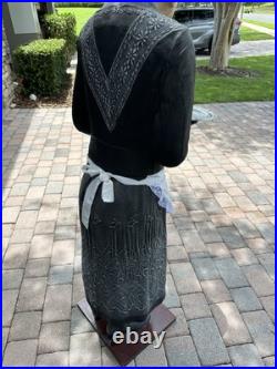 Sadie the Old maid life size prop Halloween statue Dobson the butler