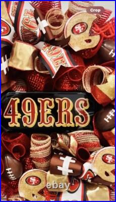 San Francisco 49er Wreath? Can Also Do Custom Orders For Any Team San Francisco 49er Wreath? Can Also Do Custom Orders For Any Team