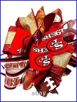 San Francisco 49er Wreath? Can Also Do Custom Orders For Any Team San Francisco 49er Wreath? Can Also Do Custom Orders For Any Team