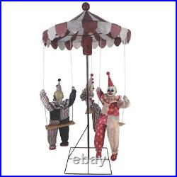 Seasonal Visions Animated Clown-Go-Round Halloween Decoration 72 in x 36 in Seasonal Visions Animated Clown-Go-Round Halloween Decoration 72 in x 36 in