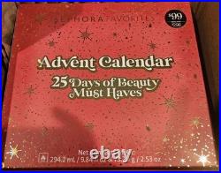 Sephora Favorites Advent Calendar 25 Days Of Beauty 2025 Holiday LIMITED Edition