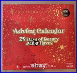 Sephora Favorites Advent Calendar 25 Days Of Beauty 2025 Holiday LIMITED Edition