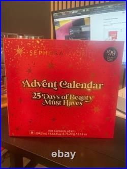 Sephora Favorites Advent Calendar 25 Days Of Beauty Holiday 2025