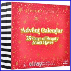 Sephora Favorites Advent Calendar 25 Days Of Beauty Holiday LIMITED Edition 2025