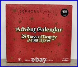 Sephora Favorites Holiday Advent Calendar 25 Days Of Beauty LIMITED Edition 2025
