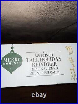 Set Of 3 Merry Moments Sculpted Gold Reindeer Aldi (Pottery Barn dupe) TikTok